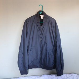 H&M Grey Nylon Bomber Jacket XXL
